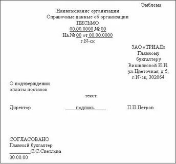 Ошибки в оформлении реквизитов