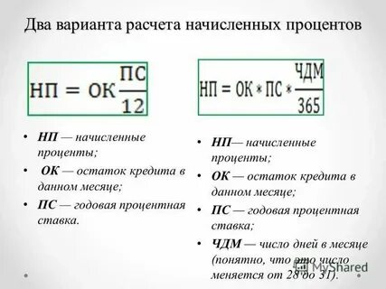 Начисление процентов на новый год