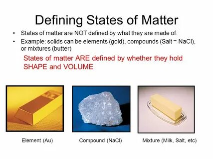 Matter made