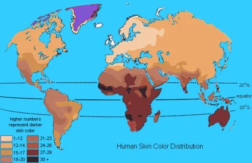 Кожевенное на карте. Карта цвета кожи. Карта по цвету кожи. Human Skin Color Map.