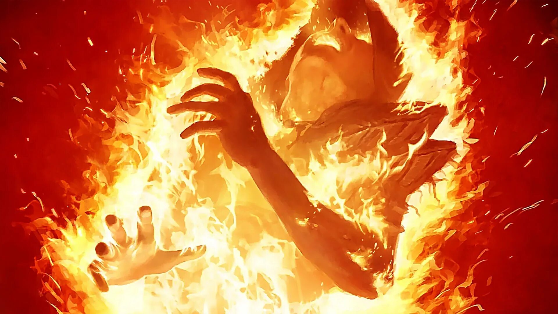 Душа горит солнце. Человек огонь. Огненный человек. Адское пламя.