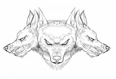Цербер рисунок
