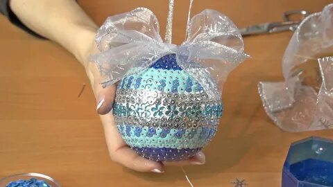 Новогодний шар своими руками мастер класс