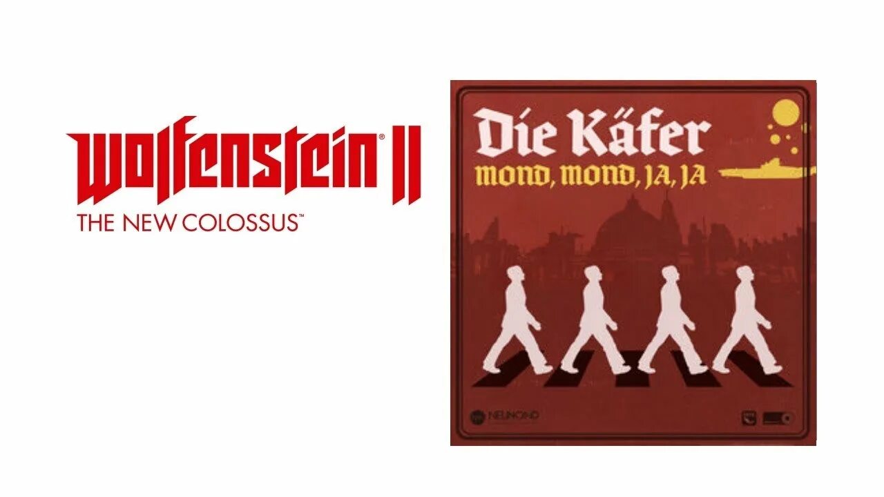 Mond mond ja ja. Mond mond ja ja перевод. Серебристый лунный. Wolfenstein beatles. Винил wolfenstein.