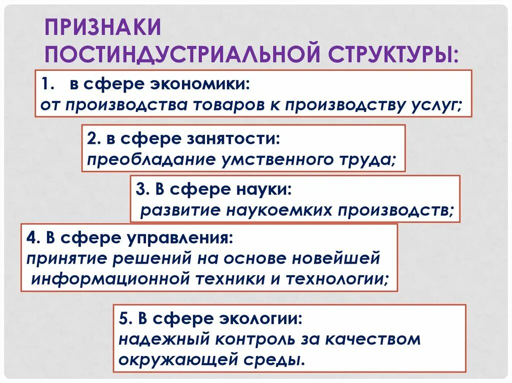 Особенности структуры экономики постиндустриальных стран. Признаки постиндустриальной структуры. Постиндустриальная структура экономики это. Страны с постиндустриальной структурой хозяйства. Признаки постиндустриальной структуры экономики.