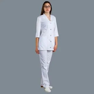 Медицинский брючный костюм