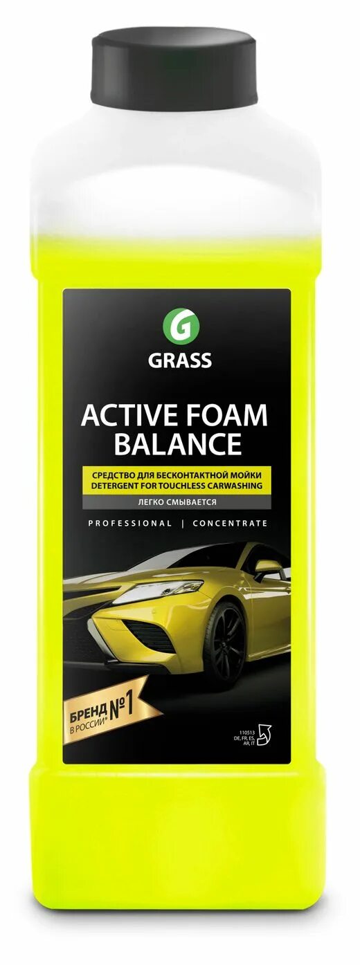 Активная пена для мойки автомобиля. Grass средство для бесконтактной мойки "Active Foam Gel+" 1 л. Grass активная пена "Active Foam Balance" (канистра 1 л) 110513. Гель для машины Грасс Актив Фоам. Автошампунь для бесконтактной мойки Active Foam Balance,.