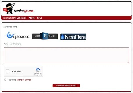 Premium Link Generator : 19 Working Free / Paid Leechers (2024)