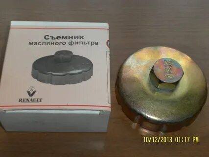 Съемник фильтра рено сандеро