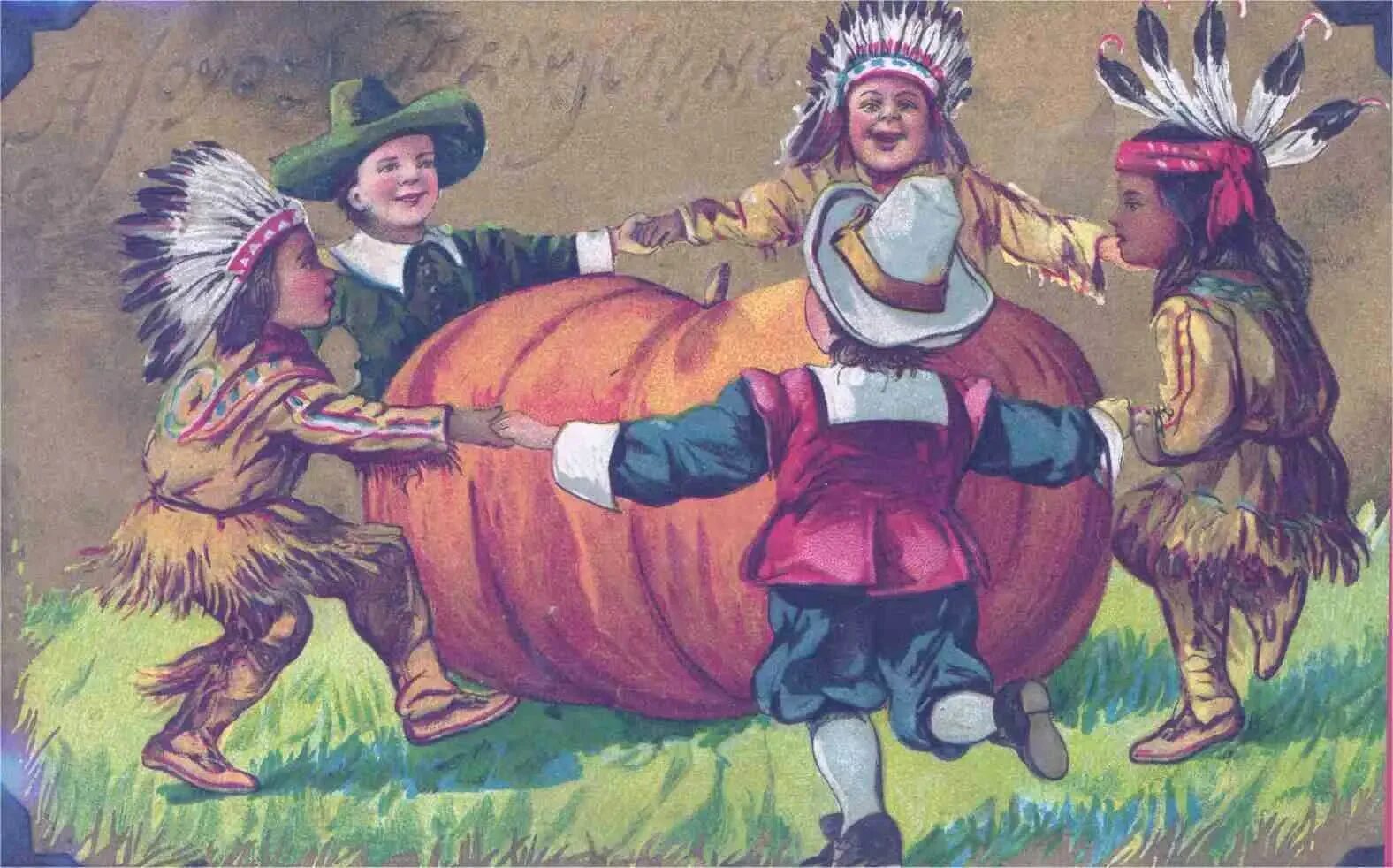 Первые пилигримы. День Благодарения индейцы и Колонисты. День Благодарения Америка 1621. Пилигримы и индейцы день Благодарения. Пилигримы и индейцы.