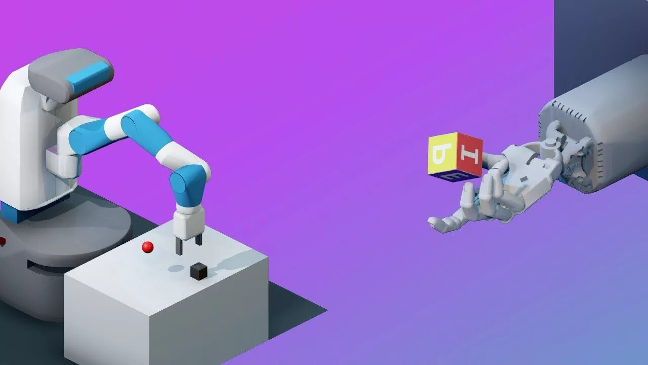 Open ai robot. Машинное обучение в робототехнике. искусственный интеллект от openai. робот от опен аи. картинка openai.