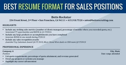 Sales position