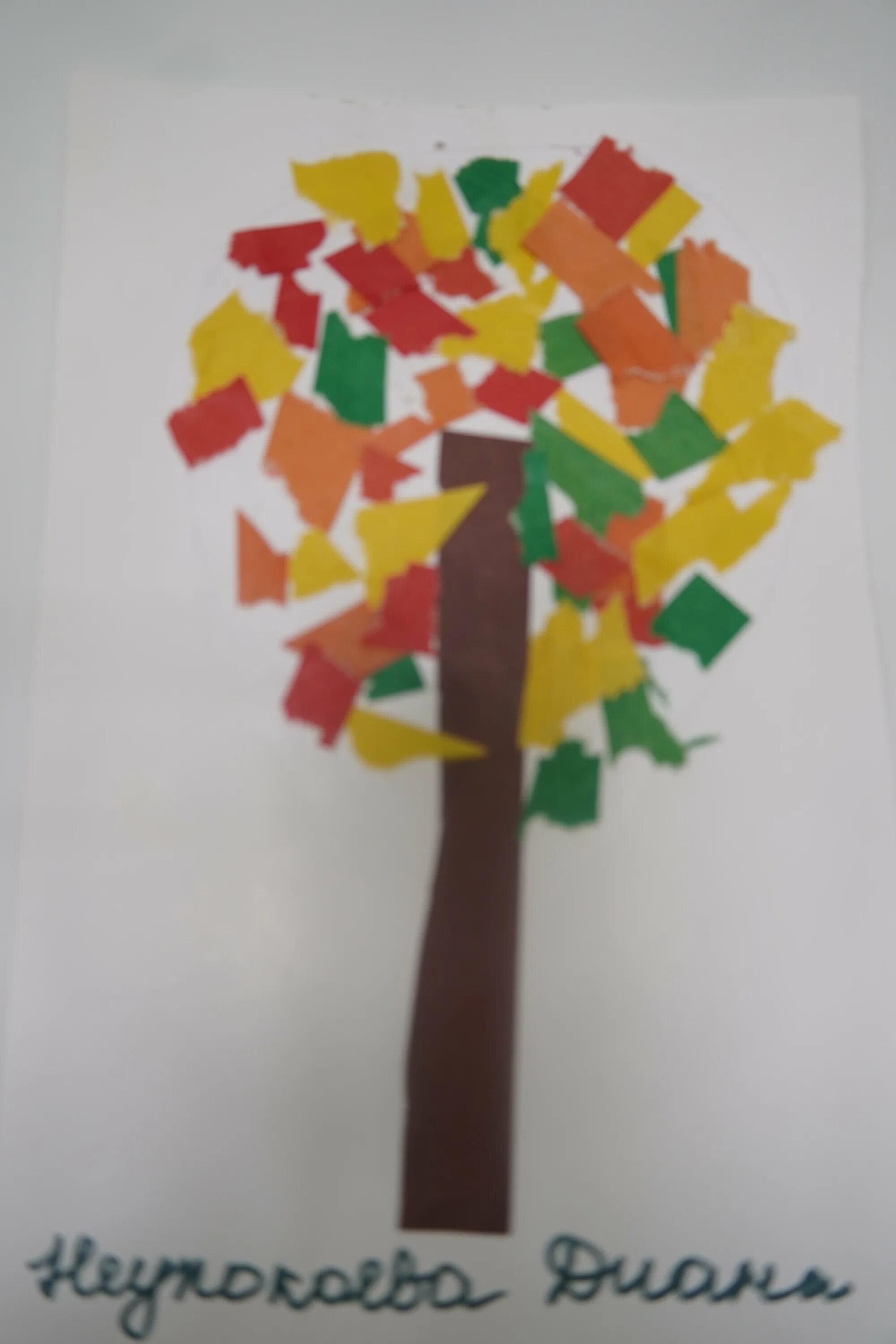 аппликация дерево из цветной бумаги. аппликация дерева старшая группа. аппликация дерева старшая группа. обрывная аппликация осеннее дерево в средней группе. обрывная аппликация осеннее дерево.