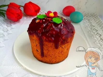 Кулич без сахара рецепт