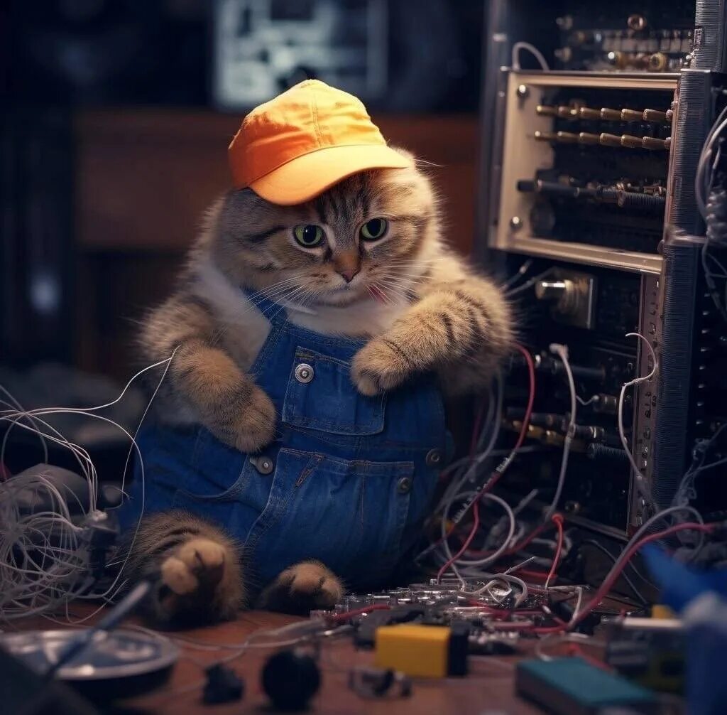 Кип кот. Кот сисадмин. кот айтишник. кот компьютерщик. коты профессии.