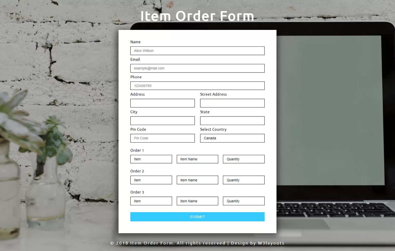 Aнкета order forms форма CSS. Website form. Form responses. Product order form.