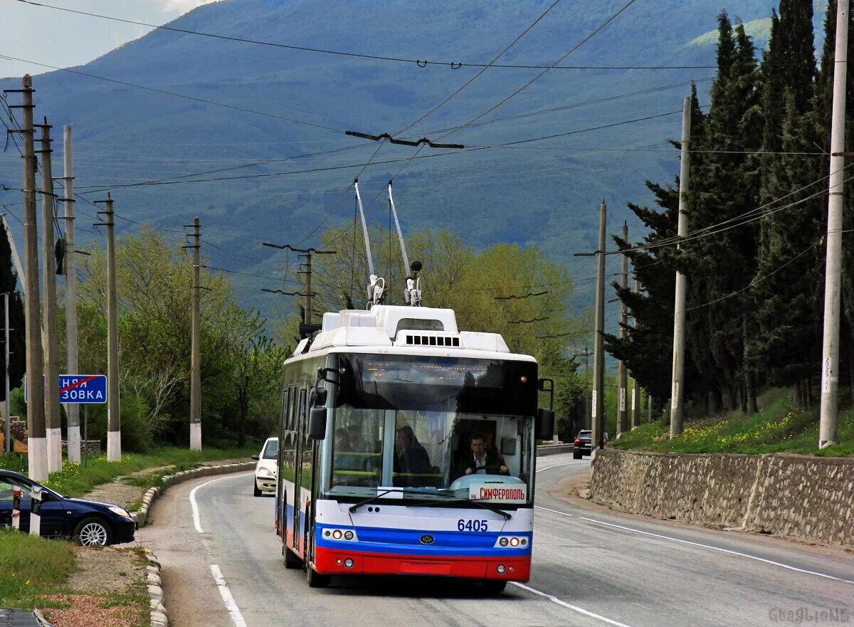 Самая протяженная троллейбусная линия в крыму