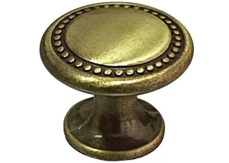 Ручка кнопка brass