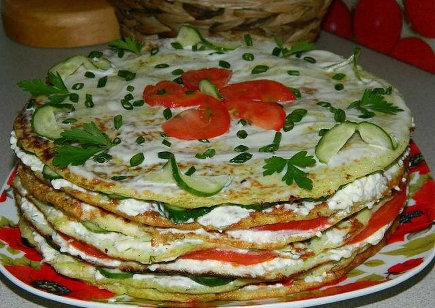 Кабачковый торт пошагово