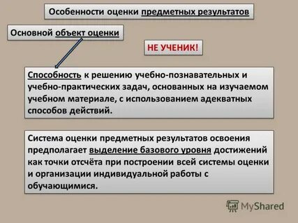 Предметная оценка