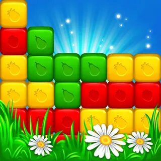 Fruits cubes blast tap puzzle