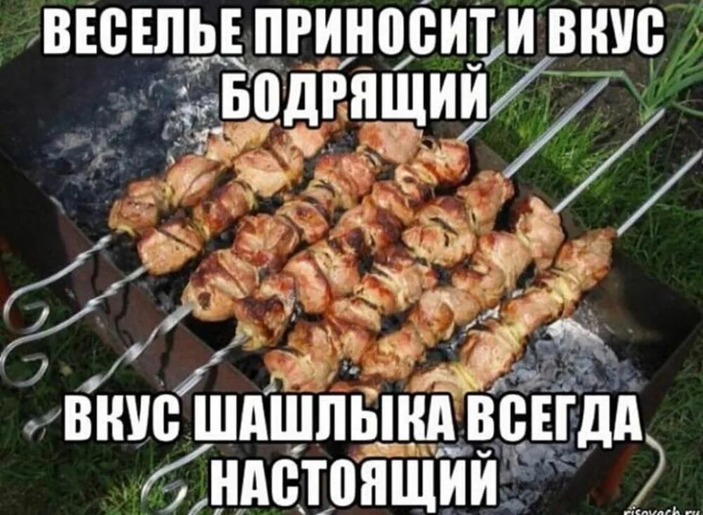 Высказывания про шашлык.