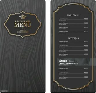 Fancy menu