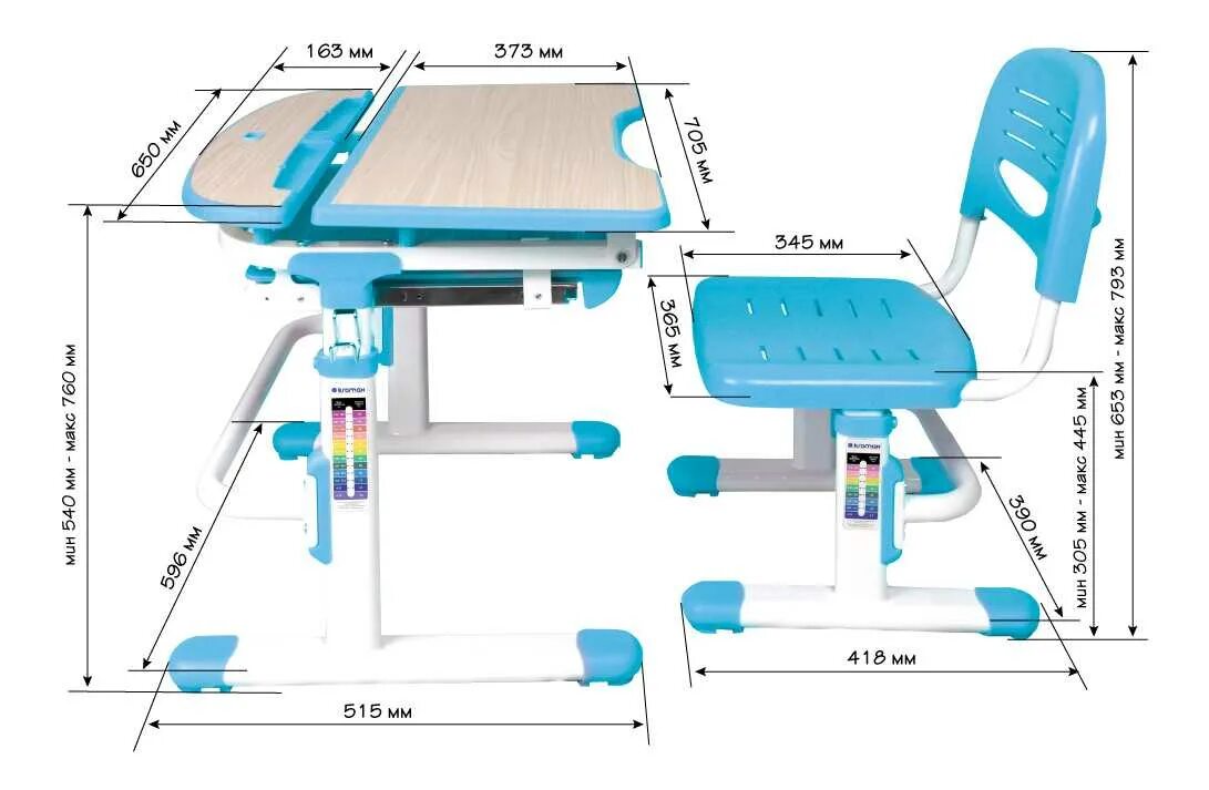 Размер парты для ребенка. Эргономика детского стола и стула. Правильная парта для школьника. Детский парта для школьника Размеры.