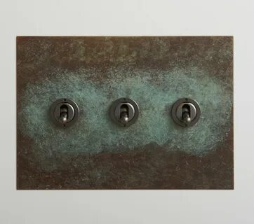 Toggle Switch in Verdigris 