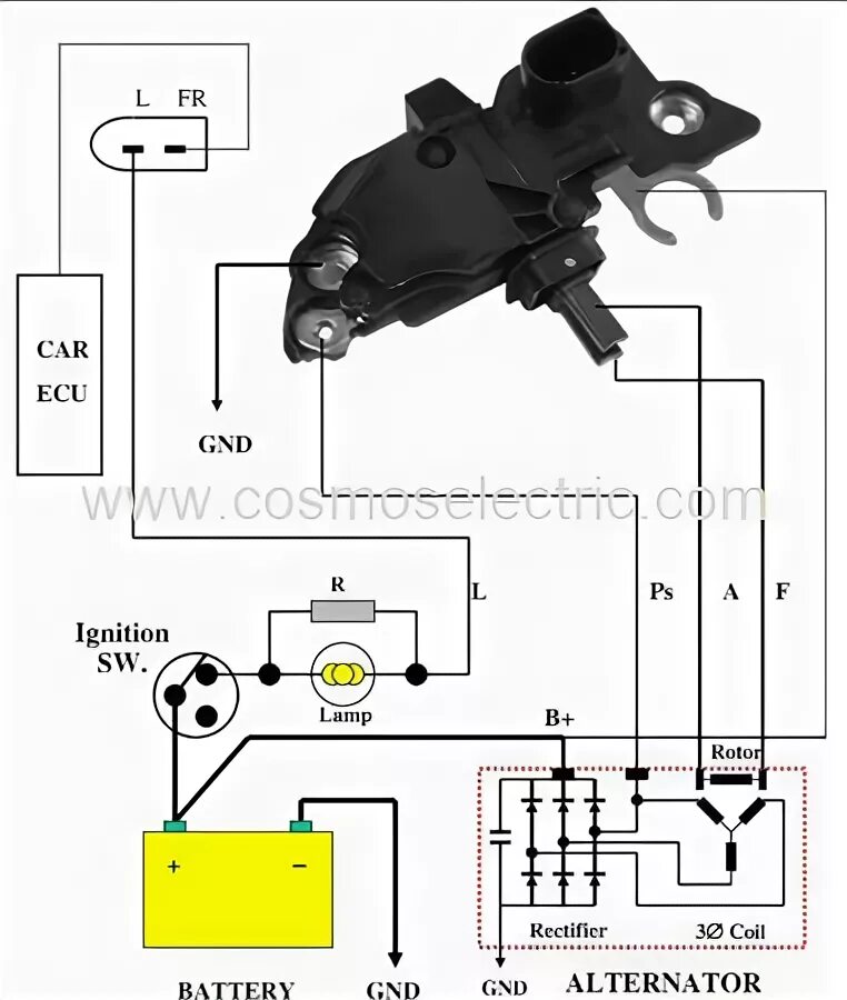 Регулятор напряжения генератора bosch. Реле генератора бош br14 m1. Реле регулятор Bosch br14-h. Схема регулятора напряжения генератора бош. Реле регулятор генератора бош 140 а.