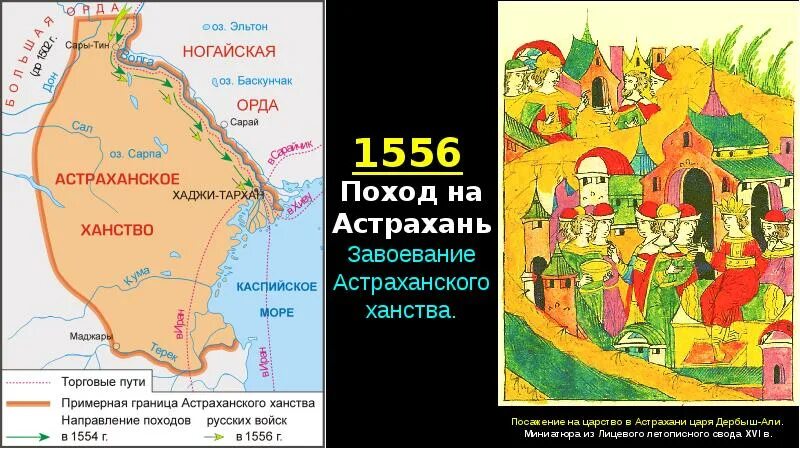 Ханы астрахани. Поход на Астрахань Ивана Грозного 1556.