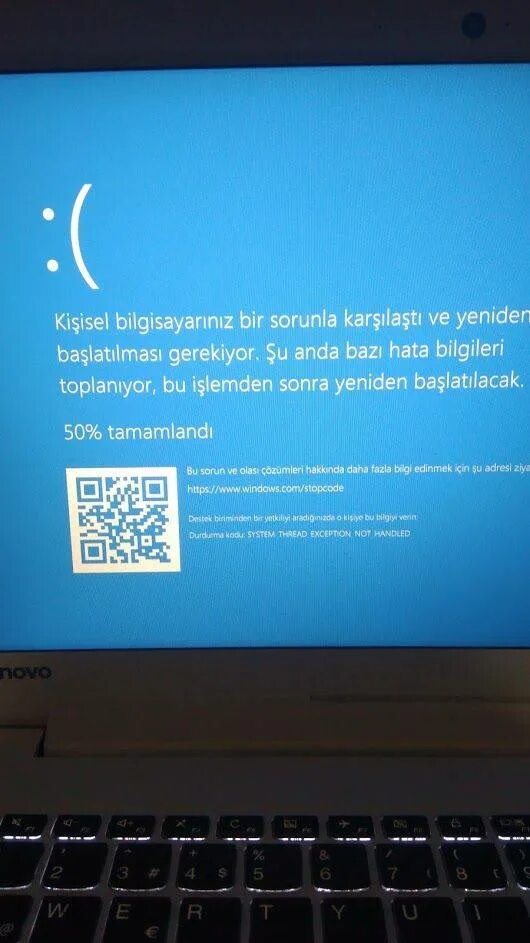 Ошибка System thread exception. Синий экран System thread exception not Handled. Ошибка System thread exception not Handled. Код остановки System thread exception not Handled Windows 10. System thread exception not handled что делать