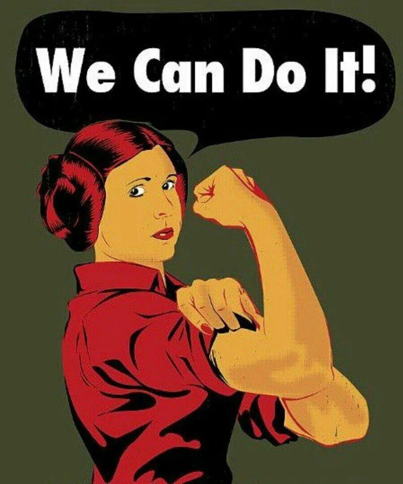 We can choose it. Плакат «we can do it! ». агитационные плакаты галактической империи.