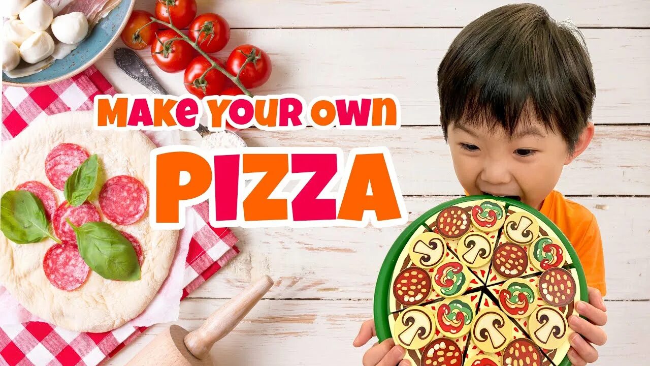 Your own pizza. Kid make pizza. kids making pizza. make your pizza.