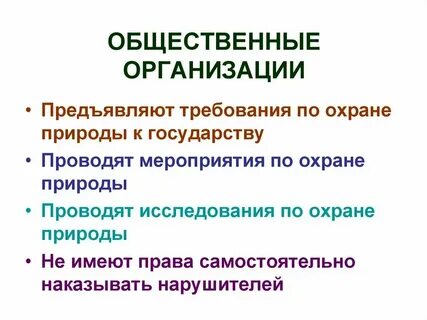 Мероприятия по охране природы в школе