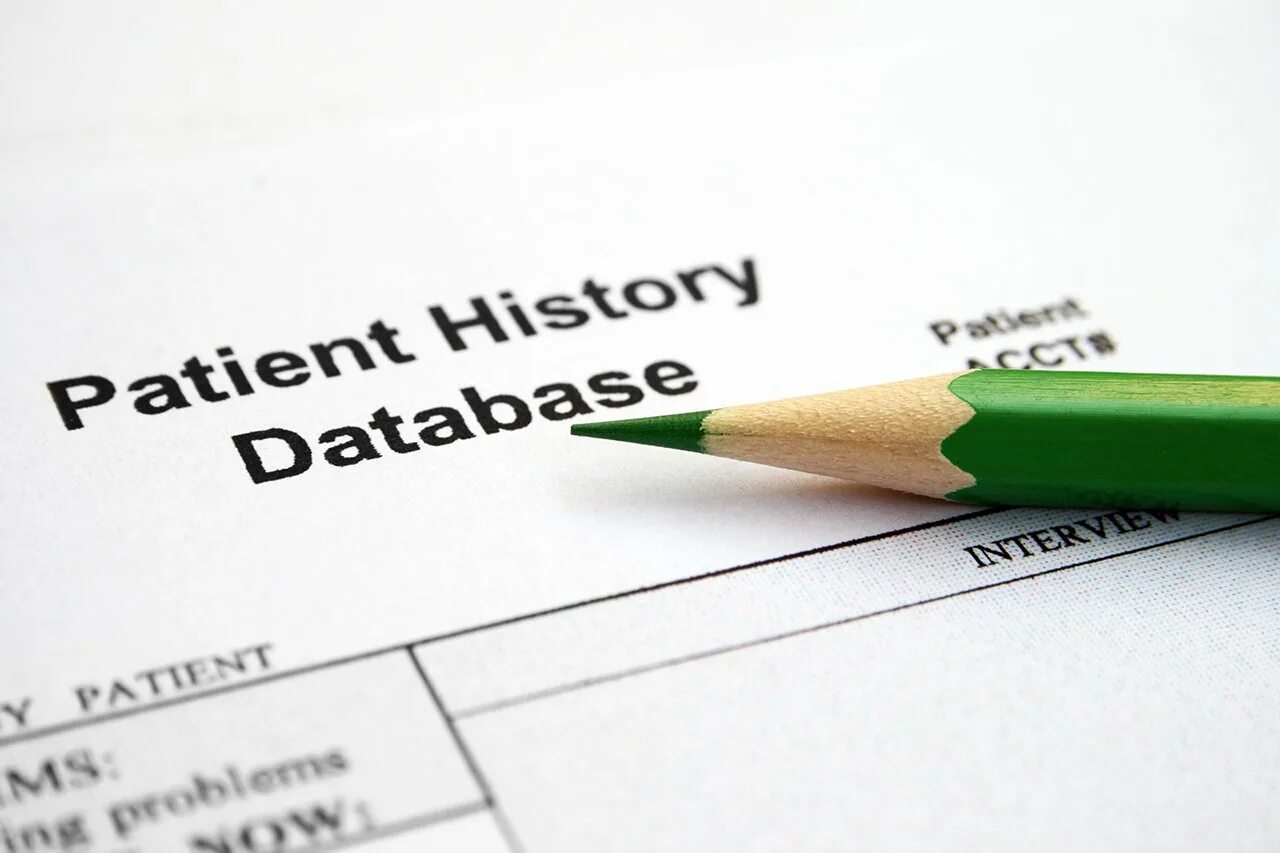 Patient History. Patient History form.