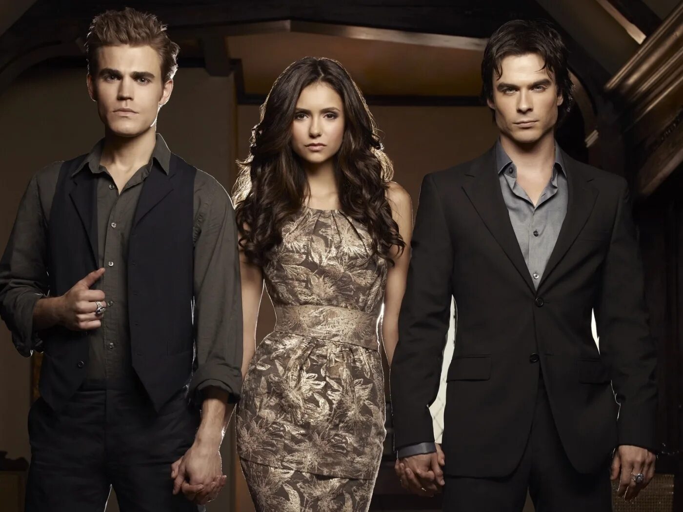 The vampire diaries in english. Йен Сомерхолдер Деймон.