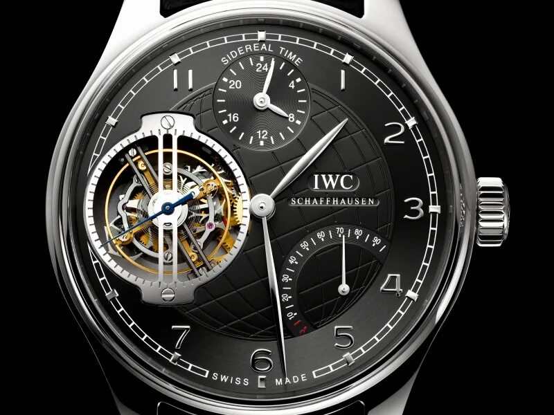 IWC Portuguese Perpetual Calendar. Часы. Швейцария часы. Большие часы. Номер швейцарские часы