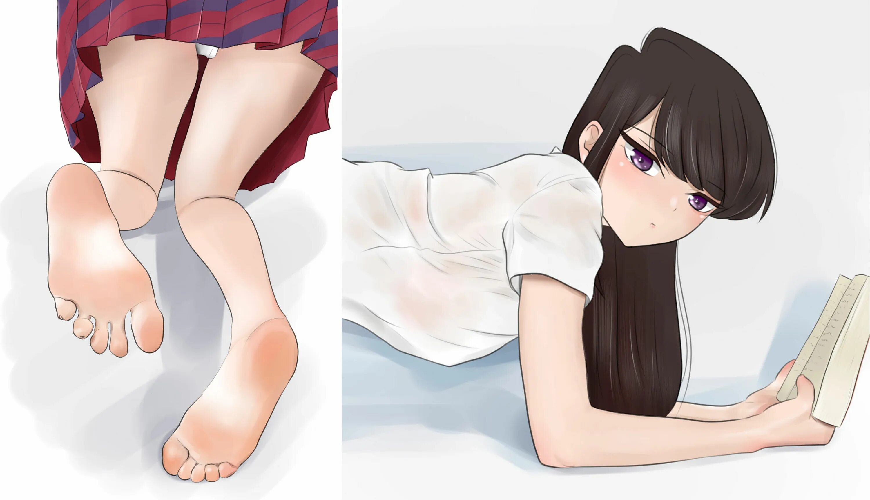 Hairy foot. Коми Сан ножки. Shouko Komi feet. Komi San feet.