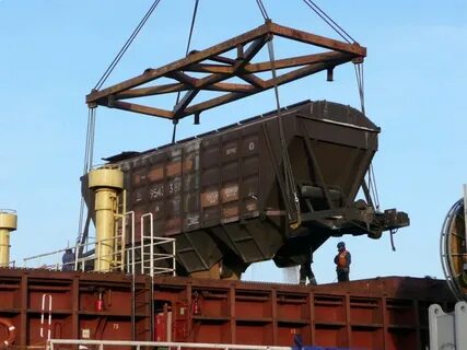 Кран для разгрузки вагонов