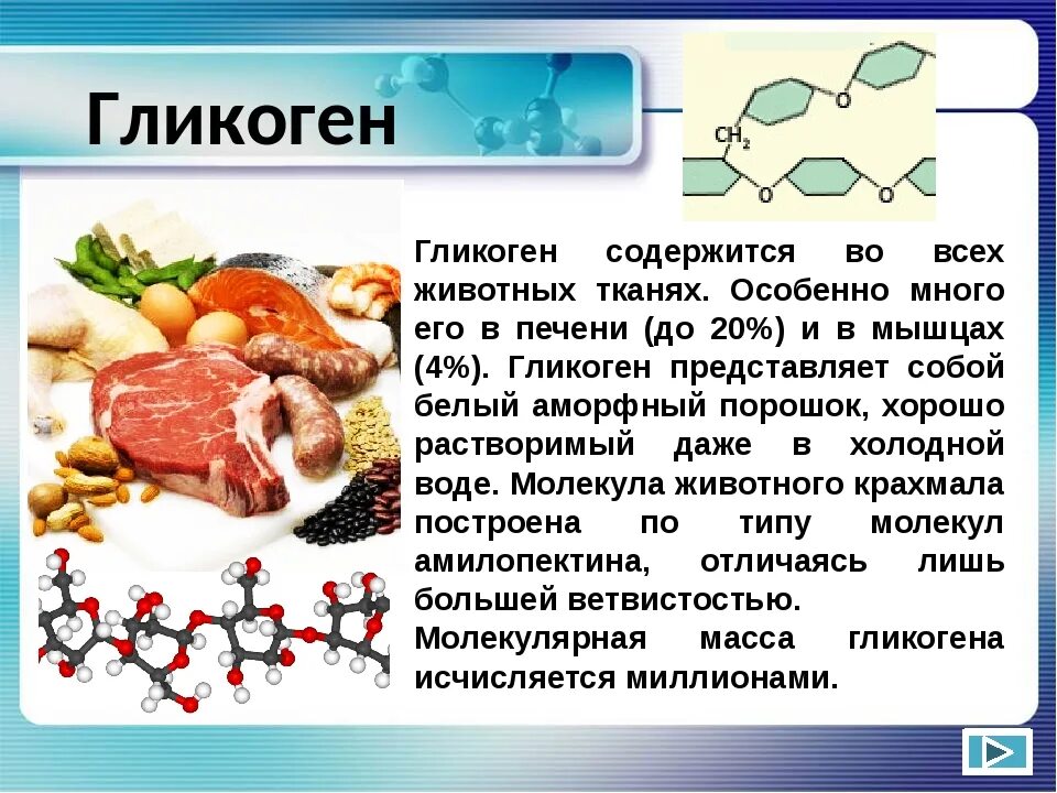 Запасным углеводом человека является. Гликоген. Источники гликогена. Гликоген содержится в. Продукты источники гликогена.