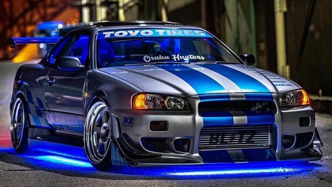 Машинка nissan skyline. Nissan gtr r34 форсаж. nissan skyline gtr 34 paul walker.