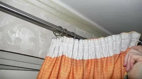 Как стянуть тюль