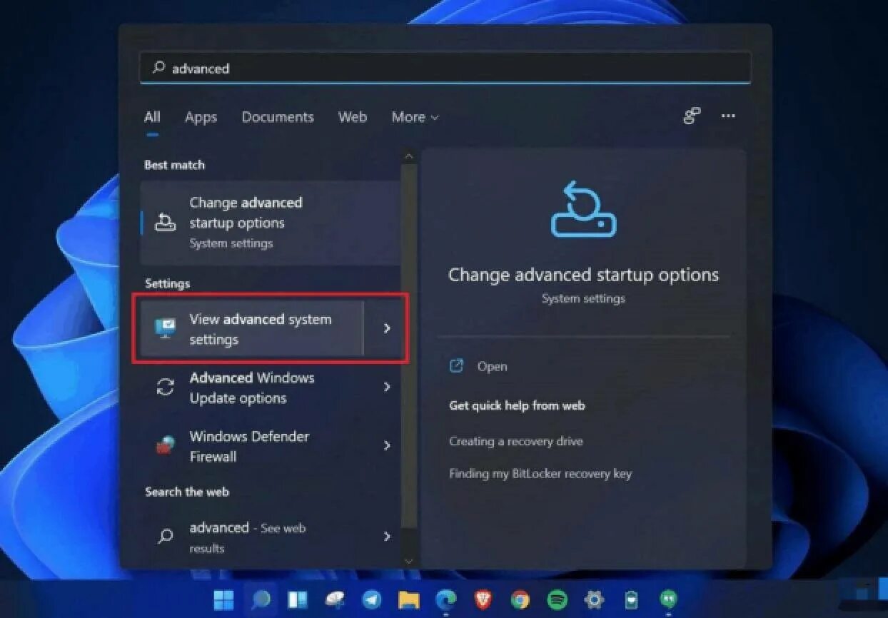 Advanced system settings windows. Advanced system settings. оптимизация виндовс 11 для игр. view advanced system settings. как оптимизировать windows 11.