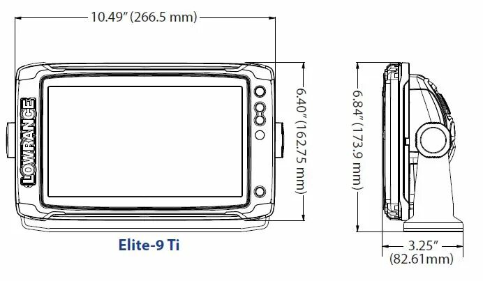 Элит ти. Lowrance Elite 9 ti2 Размеры. Lowrance Elite 9 ti2 габариты. Размер эхолота Lowrance 9 ti. Размер эхолота Lowrance 9 ti2.