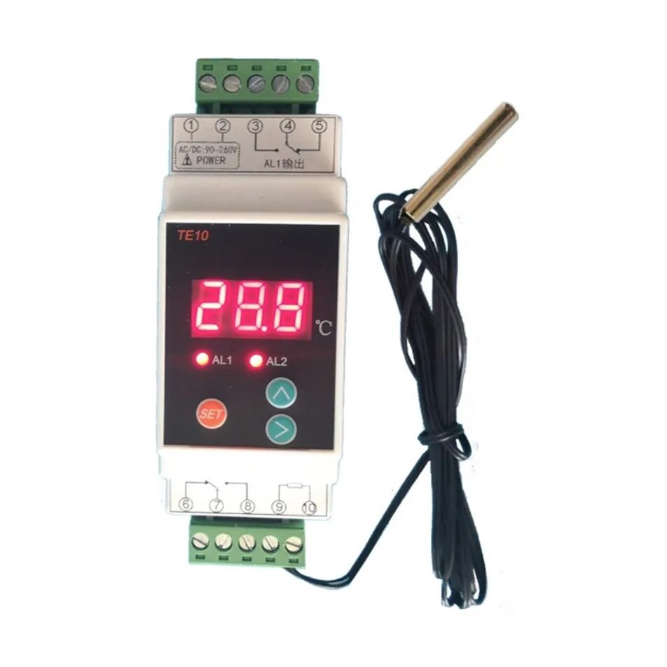 Термостат на din рейку. Te10 терморегулятор. Термостат te 10. ETR-2 din Rail thermostat temperature. ETN-4 Digital din Rail thermostat.