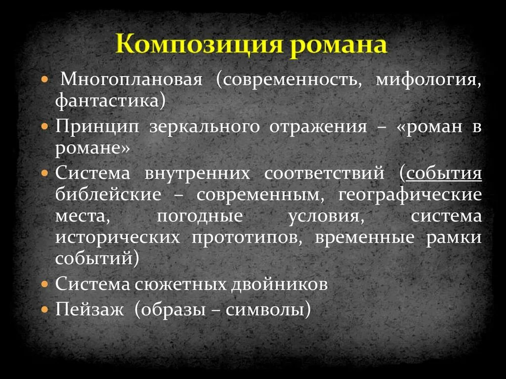 История создания особенности композиции