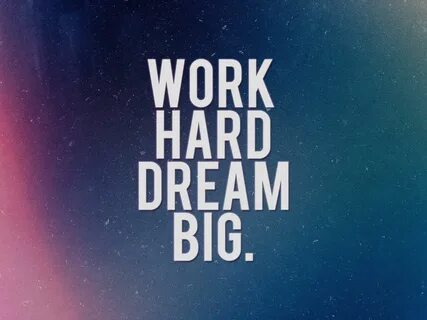 Work hard play hard