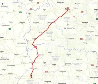 Сколько от минска до украины