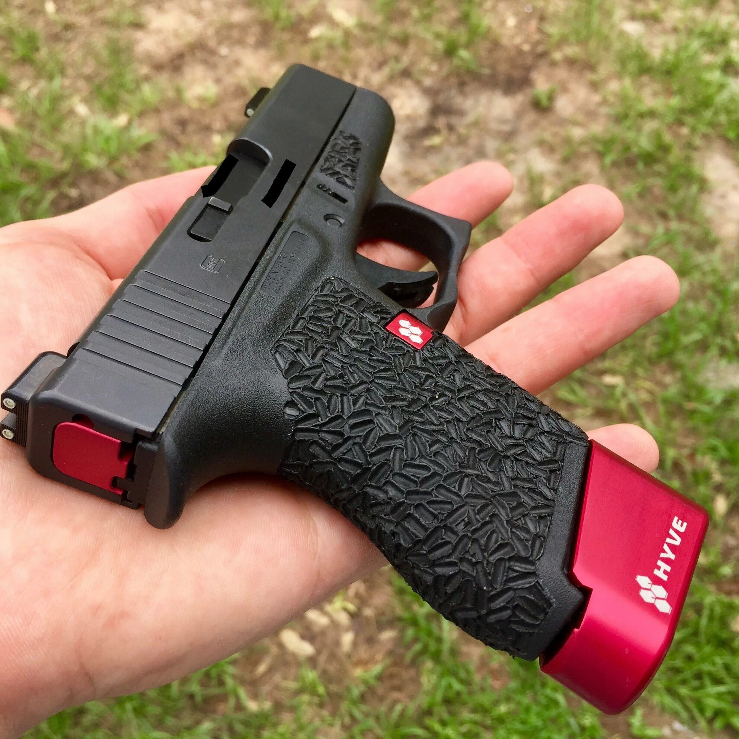 Glock страйкбол. Глок 43. Glock 43 страйкбол. Глок 17 красный.